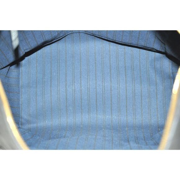 Auth Louis Vuitton Monogram Empreinte Lumineuse PM Tote Bag Navy M93410 LV 9258B - Picture 8 of 11